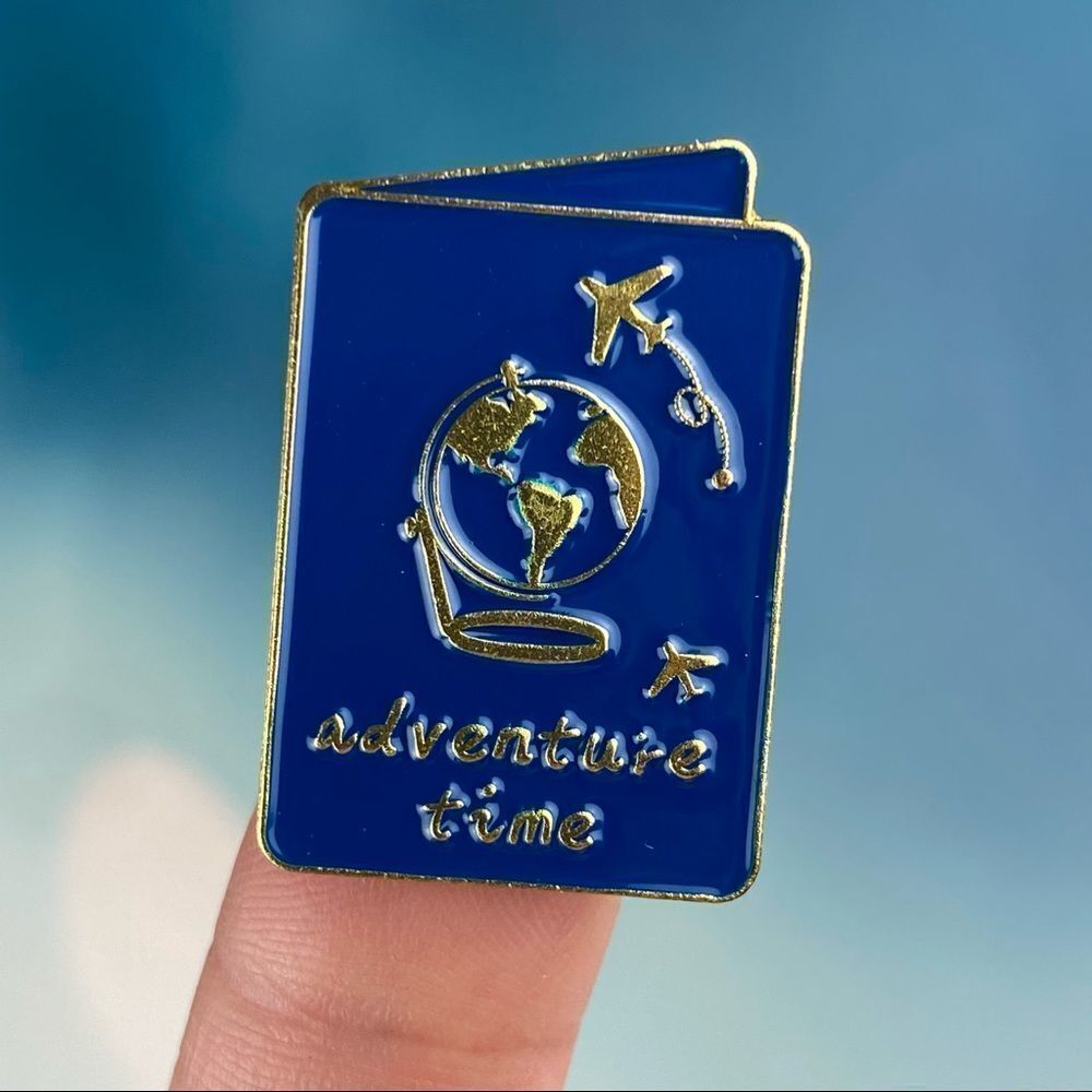Passport Enamel Pin/ Brooch Lapel